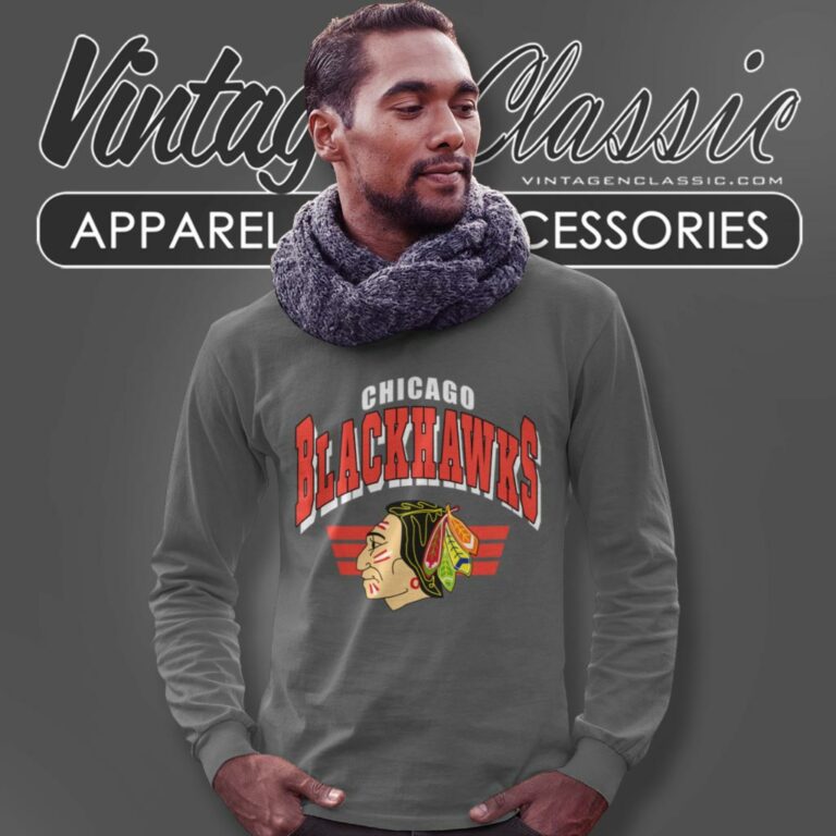 Vintage 90s Chicago Blackhawks Nhl Hockey Long Sleeve Tee Vintage 90s Chicago Blackhawks Nhl Hockey Long Sleeve Tee