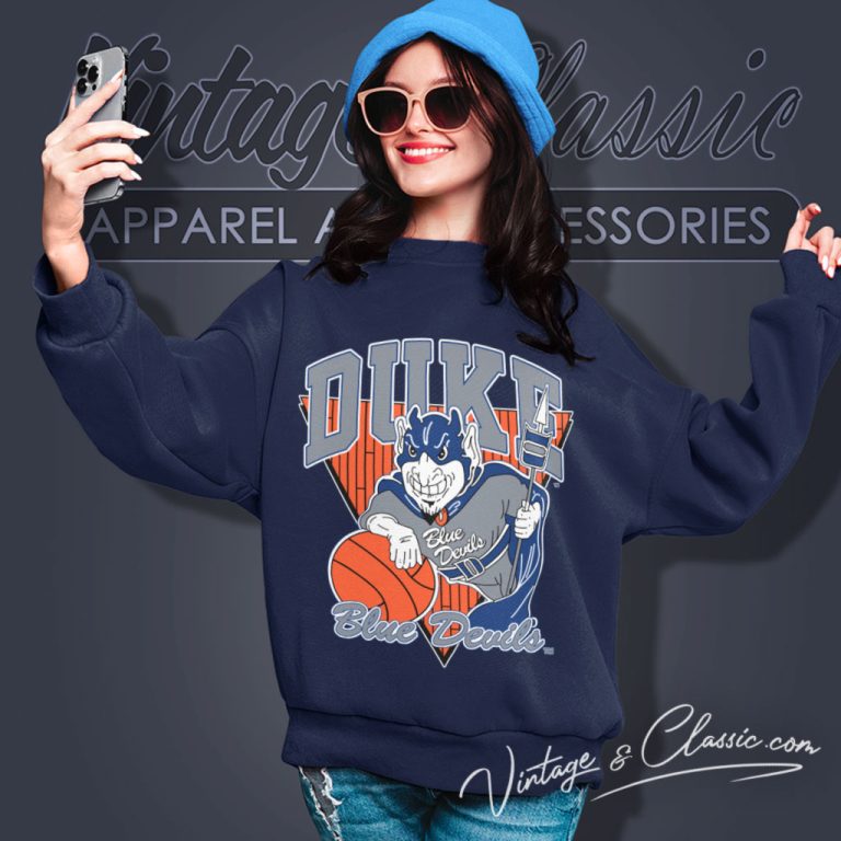 Vintage 90s Duke Blue Devils Basketball Sweatshirt Vintage 90s Duke Blue Devils Basketball Sweatshirt