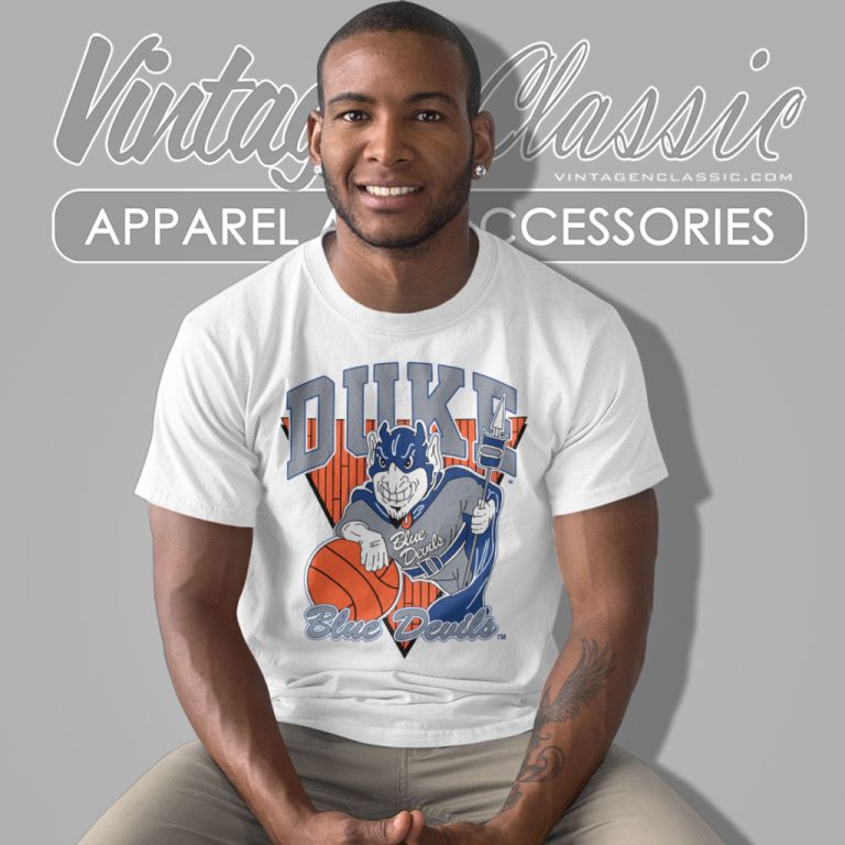 Vintage 90s Duke Blue Devils Basketball T Shirt Vintage 90s Duke Blue Devils Basketball T Shirt