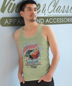 Vintage 90s Jaff Gordon 24 Nascar Racing Tank Top Racerback