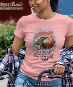 Vintage 90s Jaff Gordon 24 Nascar Racing Women TShirt