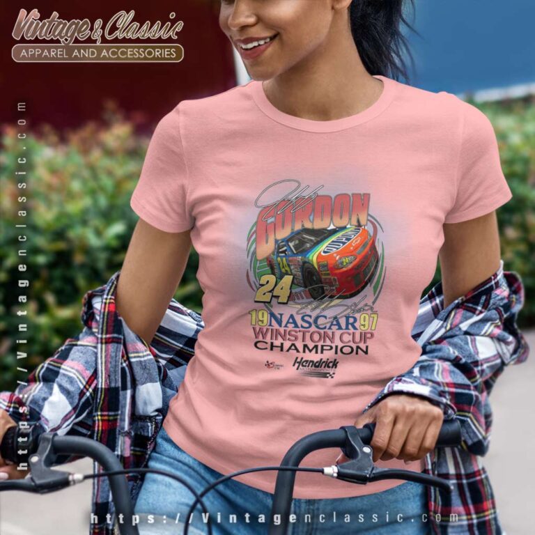 Vintage 90s Jaff Gordon 24 Nascar Racing Women TShirt Vintage 90s Jaff Gordon 24 Nascar Racing Women TShirt