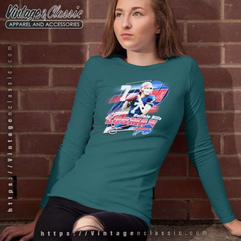 Vintage 90s Jp Losman Buffalo Bills Nfl Football Long Sleeve Tee Vintage 90s Jp Losman Buffalo Bills Nfl Football Long Sleeve Tee