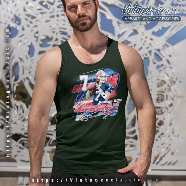 Vintage 90s Jp Losman Buffalo Bills Nfl Football Tank Top Racerback Vintage 90s Jp Losman Buffalo Bills Nfl Football Tank Top Racerback