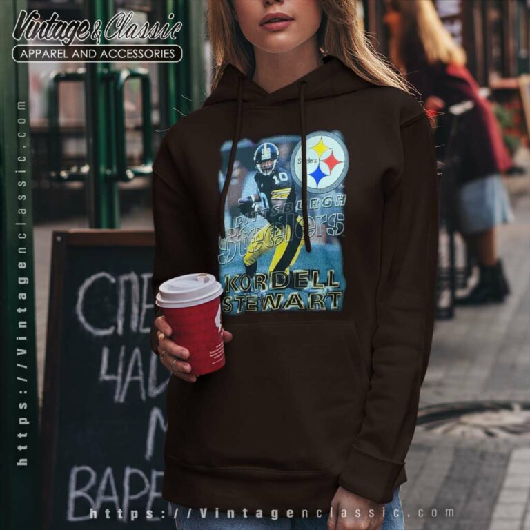 Vintage 90s Kordell Stewart Pittsburgh Steelers Hoodie Vintage 90s Kordell Stewart Pittsburgh Steelers Hoodie