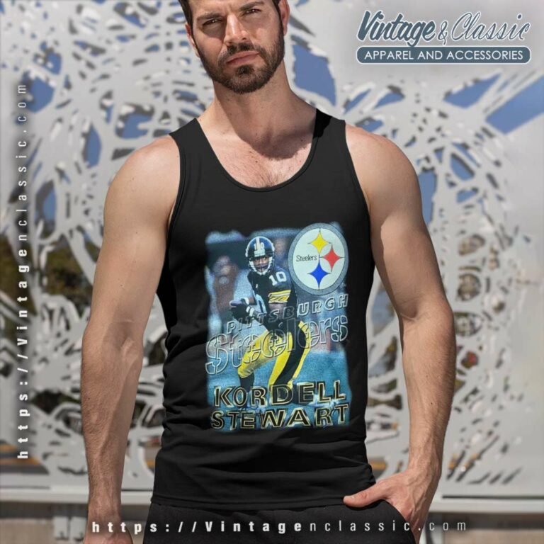 Vintage 90s Kordell Stewart Pittsburgh Steelers Tank Top Racerback Vintage 90s Kordell Stewart Pittsburgh Steelers Tank Top Racerback