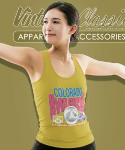 Vintage 90s Logo Athletic Colorado Avalanche Tank Top Racerback