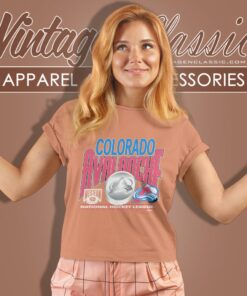 Vintage 90s Logo Athletic Colorado Avalanche Women T Shirt