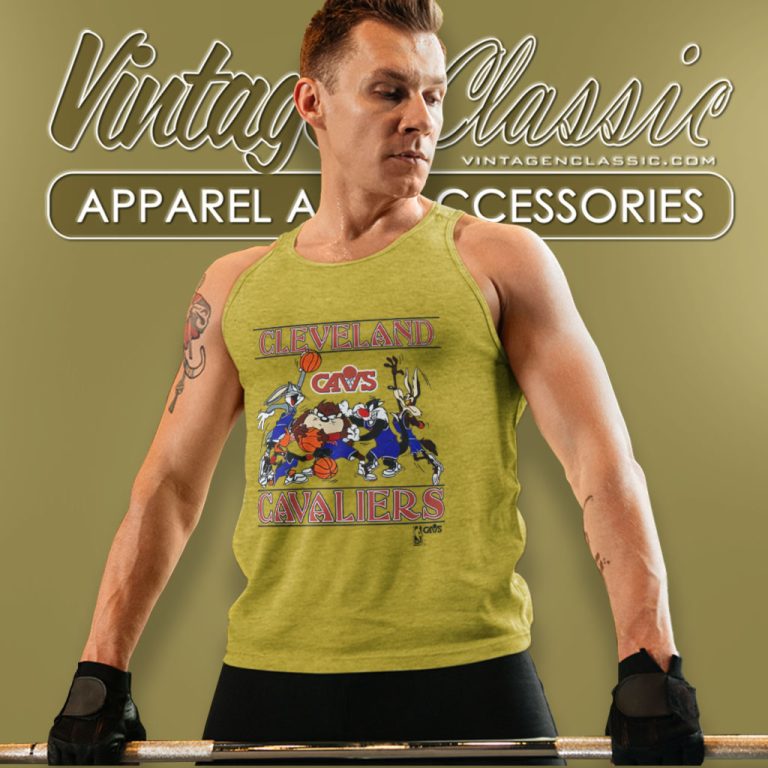 Vintage 90s Looney Tunes Cleveland Cavaliers Tank Top Racerback Vintage 90s Looney Tunes Cleveland Cavaliers Tank Top Racerback