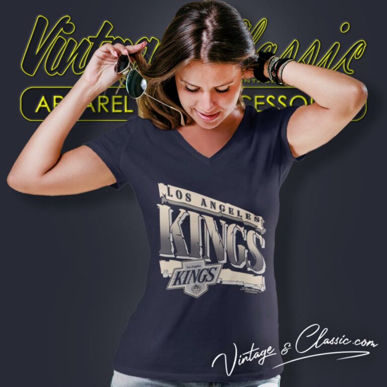 Vintage 90s Los Angeles Kings Starter V Neck TShirt Vintage 90s Los Angeles Kings Starter V Neck TShirt