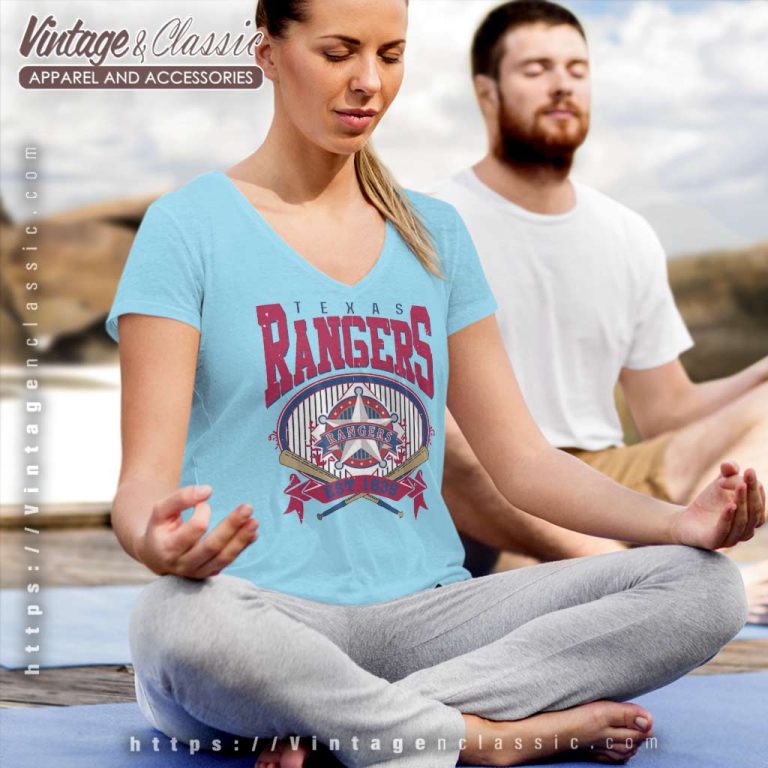 Vintage 90s Mlb Texas Rangers Baseball V Neck TShirt Vintage 90s Mlb Texas Rangers Baseball V Neck TShirt