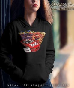 Vintage 90s Nascar Budweiser Dale Earnhardt Jr Hoodie
