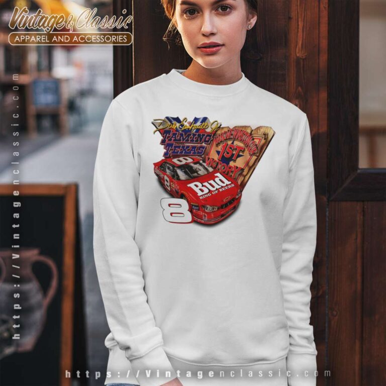 Vintage 90s Nascar Budweiser Dale Earnhardt Jr Sweatshirt Vintage 90s Nascar Budweiser Dale Earnhardt Jr Sweatshirt