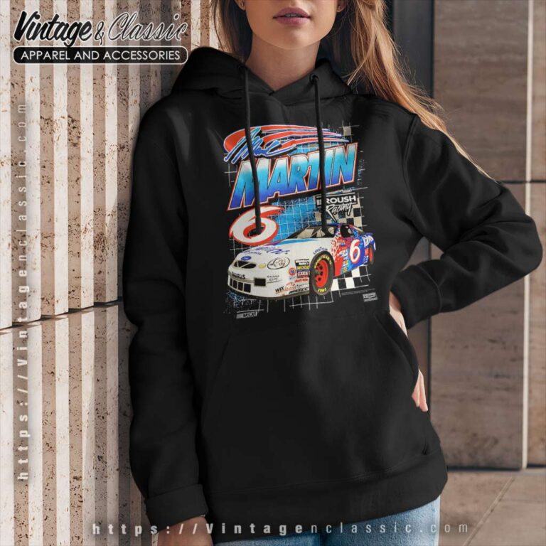 Vintage 90s Nascar Mark Martin Valvoline 6 Hoodie Vintage 90s Nascar Mark Martin Valvoline 6 Hoodie