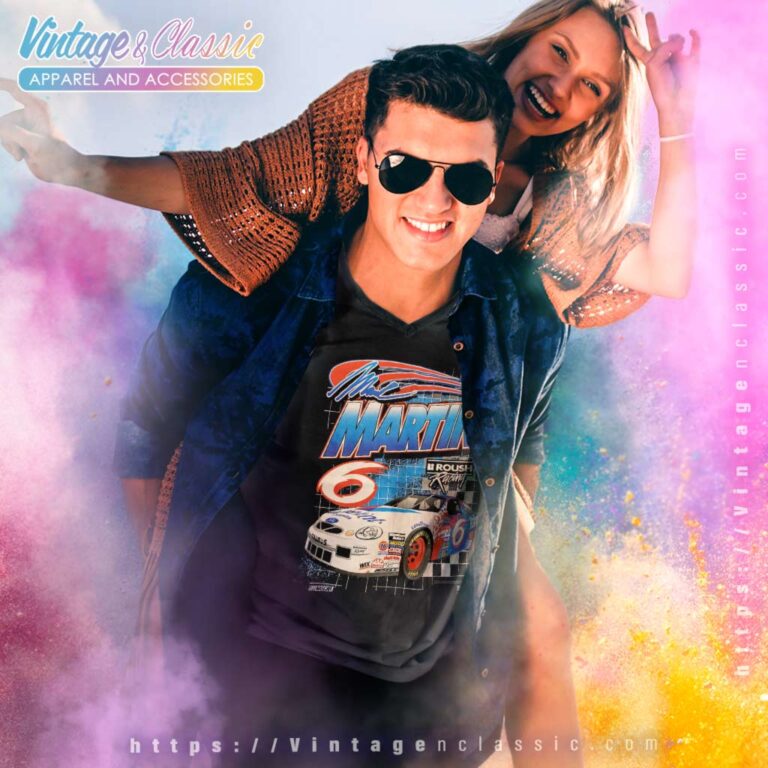Vintage 90s Nascar Mark Martin Valvoline 6 V Neck TShirt Vintage 90s Nascar Mark Martin Valvoline 6 V Neck TShirt