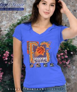 Vintage 90s Nba Phoenix Suns Basketball 2021 V Neck TShirt