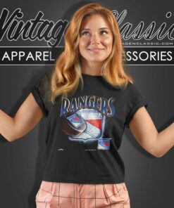 Vintage 90s New York Rangers 1994 Nhl Stanley Cup Women T Shirt 1