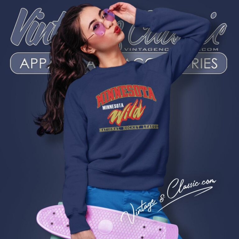 Vintage 90s Nhl Minnesota Wild Nhl Sweatshirt 1 Vintage 90s Nhl Minnesota Wild Nhl Sweatshirt 1