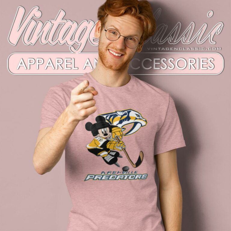 Vintage 90s Nhl Nashville Predators Mickey Mouse T Shirt Vintage 90s Nhl Nashville Predators Mickey Mouse T Shirt