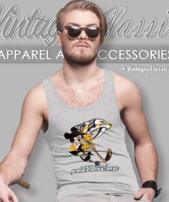 Vintage 90s Nhl Nashville Predators Mickey Mouse Tank Top Racerback