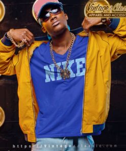 Vintage 90s Nike Performance Athletics V Neck TShirt