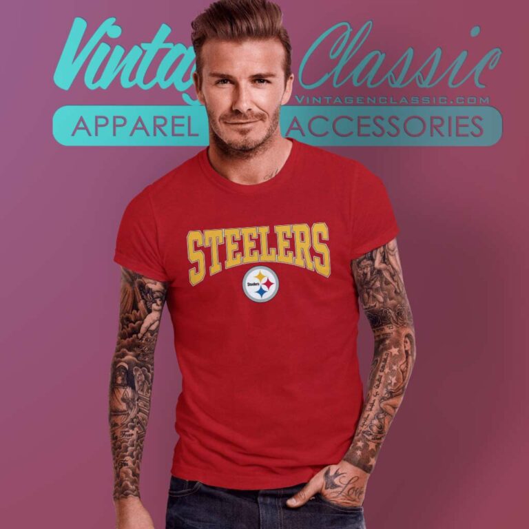 Vintage 90s Pittsburgh Steelers Printed Spell Out Big Logo T Shirt Vintage 90s Pittsburgh Steelers Printed Spell Out Big Logo T Shirt