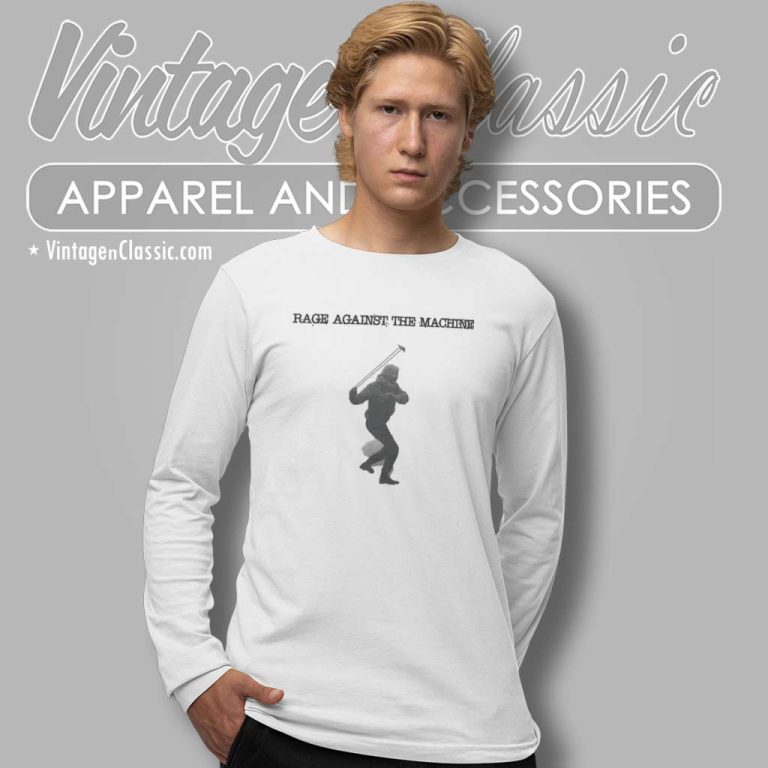 Vintage 90s Rage Against The Machine Long Sleeve Tee Vintage 90s Rage Against The Machine Long Sleeve Tee