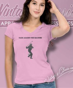 Vintage 90s Rage Against The Machine Shirt 5 Vintage 90s Rage Against The Machine V Neck TShirt