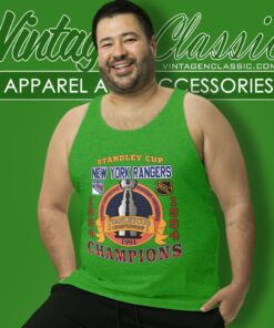 Vintage 90s Stanley Cup New York Rangers Champions 94 Nhl Hockey Tank Top Racerback 1