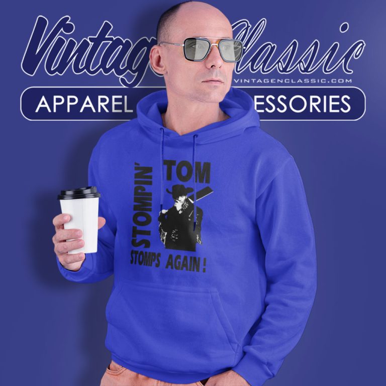 Vintage 90s Stompin Tom Stomps Again Tour Hoodie Vintage 90s Stompin Tom Stomps Again Tour Hoodie