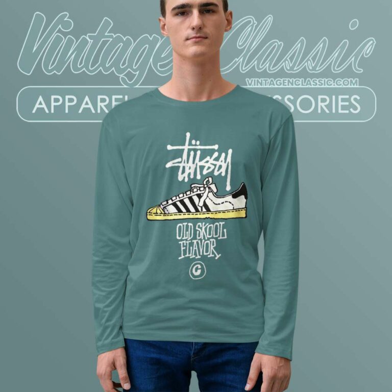 Vintage 90s Stussy Old Skool Flavor Long Sleeve Tee Vintage 90s Stussy Old Skool Flavor Long Sleeve Tee