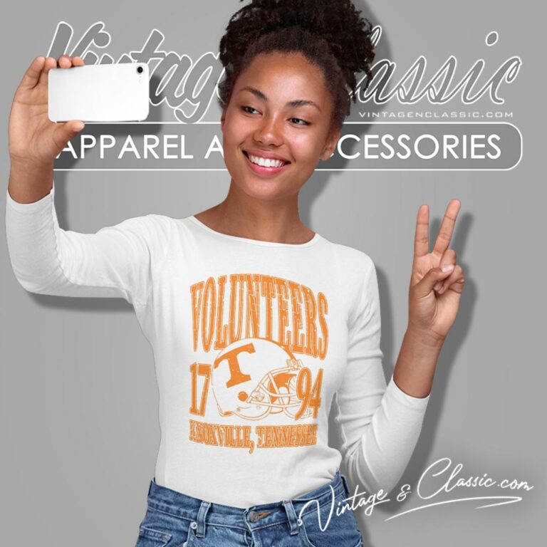 Vintage 90s Tennessee Volunteers Football Long Sleeve Tee 1 Vintage 90s Tennessee Volunteers Football Long Sleeve Tee 1