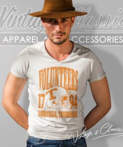 Vintage 90s Tennessee Volunteers Football Shirt 5 Vintage 90s Tennessee Volunteers Football V Neck TShirt 1