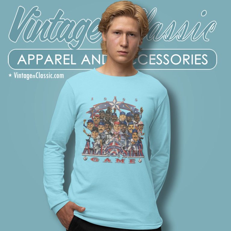 Vintage 90s Texas Rangers Baseball All Star Game 1995 Mlb Long Sleeve Tee Vintage 90s Texas Rangers Baseball All Star Game 1995 Mlb Long Sleeve Tee