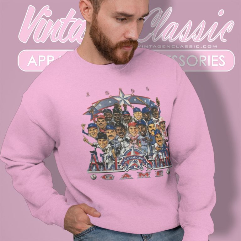 Vintage 90s Texas Rangers Baseball All Star Game 1995 Mlb Sweatshirt Vintage 90s Texas Rangers Baseball All Star Game 1995 Mlb Sweatshirt