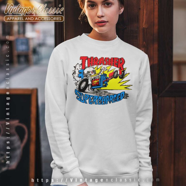Vintage 90s Thrasher Supercharges Sweatshirt Vintage 90s Thrasher Supercharges Sweatshirt