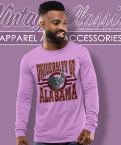 Vintage 90s University Of Alabama Crimson Tide Long Sleeve Tee