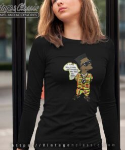 Vintage African Bootleg Bart Simpsons Long Sleeve Tee