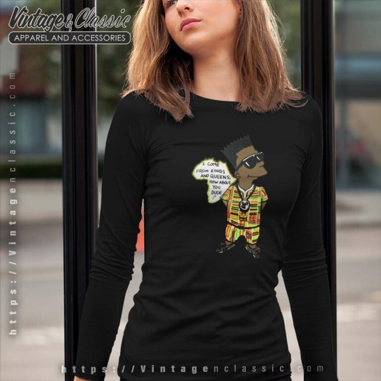 Vintage African Bootleg Bart Simpsons Long Sleeve Tee Vintage African Bootleg Bart Simpsons Long Sleeve Tee