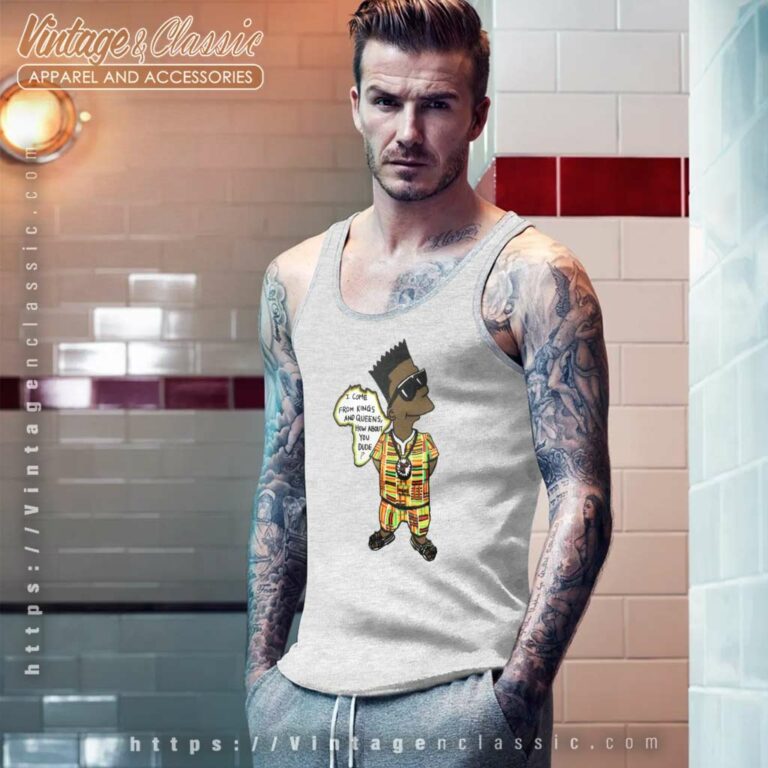 Vintage African Bootleg Bart Simpsons Tank Top Racerback Vintage African Bootleg Bart Simpsons Tank Top Racerback