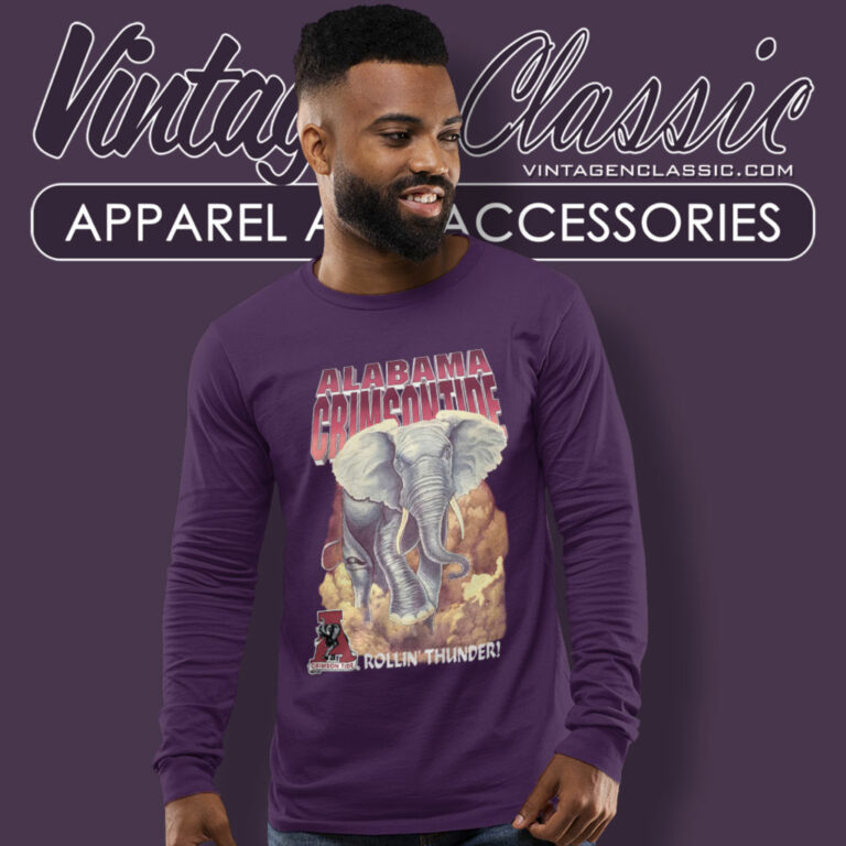 Vintage Alabama Crimson Tide University Ncaa Long Sleeve Tee Vintage Alabama Crimson Tide University Ncaa Long Sleeve Tee