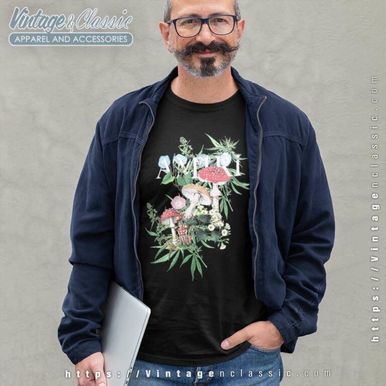 Vintage Amiri Shirt Psychedelic Mushroom Long Sleeve Tee Vintage Amiri Shirt Psychedelic Mushroom Long Sleeve Tee