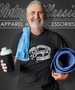 Vintage Barqs Olde Tyme Root Beer V Neck TShirt