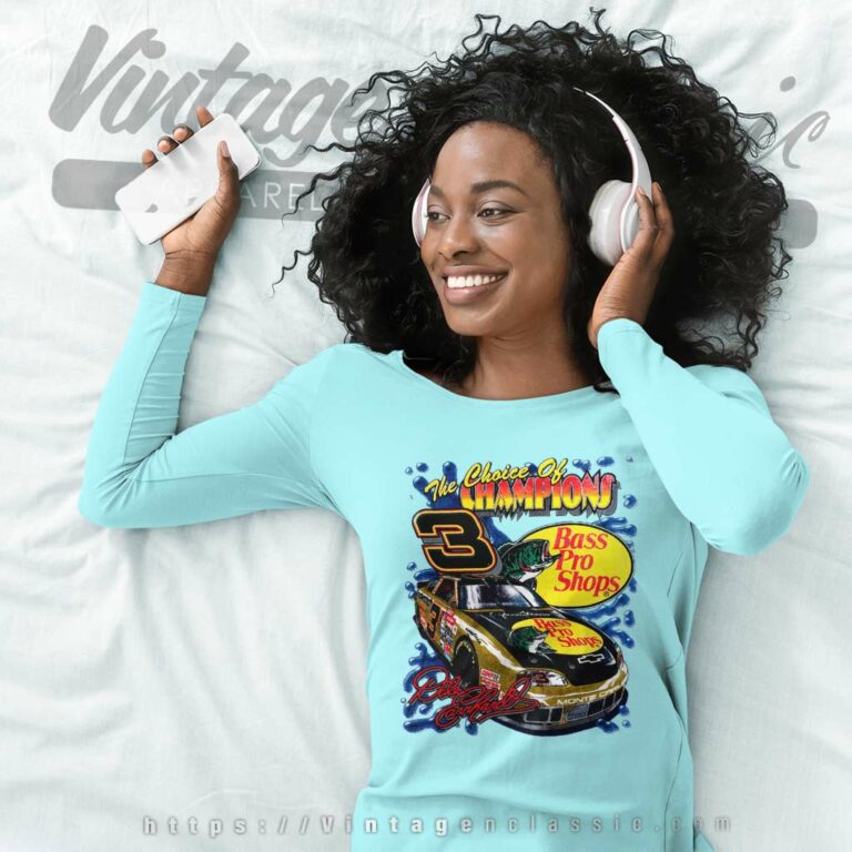 Vintage Bass Pro Shops Dale Earnhardt 3 Nascar Long Sleeve Tee Vintage Bass Pro Shops Dale Earnhardt 3 Nascar Long Sleeve Tee
