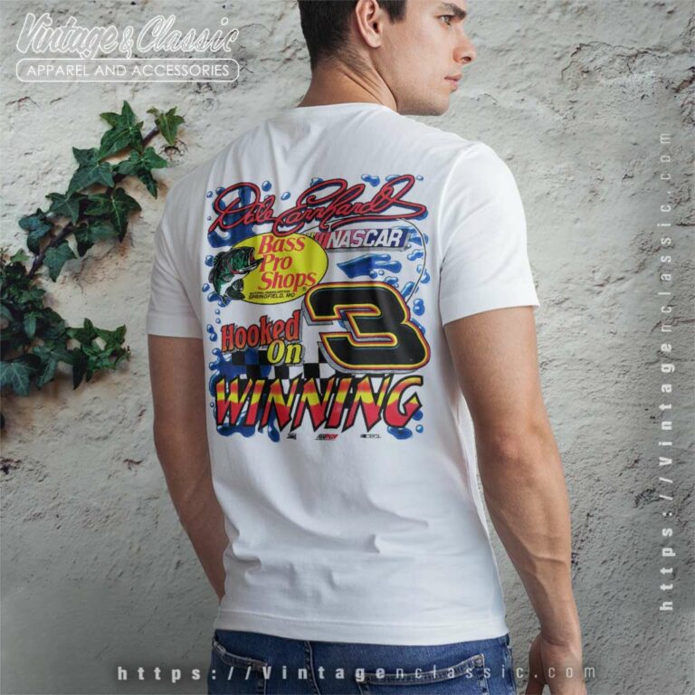 Vintage Bass Pro Shops Dale Earnhardt 3 Nascar Men T Shirt Back Side Vintage Bass Pro Shops Dale Earnhardt 3 Nascar Men T Shirt Back Side
