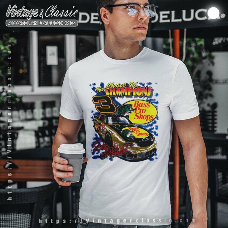 Vintage Bass Pro Shops Dale Earnhardt 3 Nascar T Shirt Vintage Bass Pro Shops Dale Earnhardt 3 Nascar T Shirt