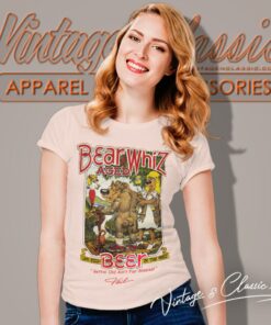 Vintage Bear Whiz Aged Beer Gettin Old Aint For Sissies Women T Shirt