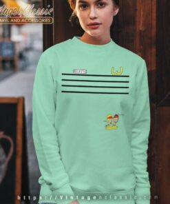 Vintage Beavis And Butt Head Burger World Uniform Sweatshirt