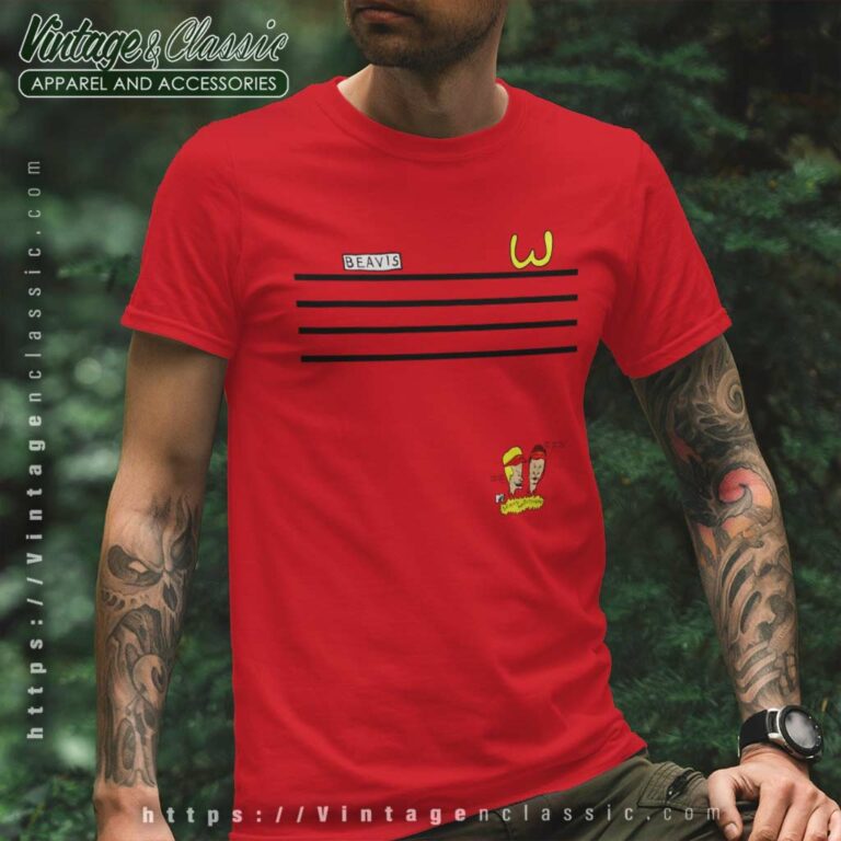 Vintage Beavis And Butt Head Burger World Uniform T Shirt Vintage Beavis And Butt Head Burger World Uniform T Shirt