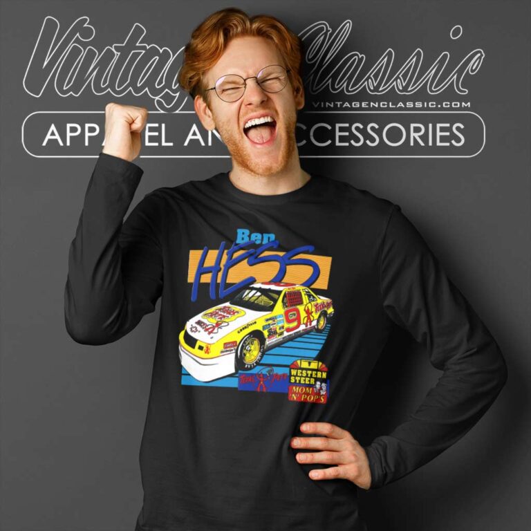 Vintage Ben Hess Texas Pete Chevy Nascar Long Sleeve Tee Vintage Ben Hess Texas Pete Chevy Nascar Long Sleeve Tee